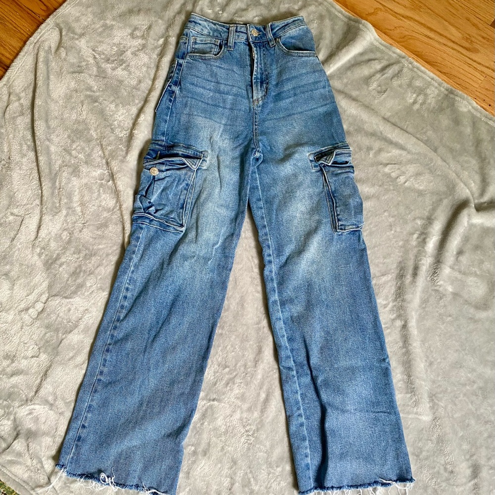 Juicy Couture Blue Cargo Jeans